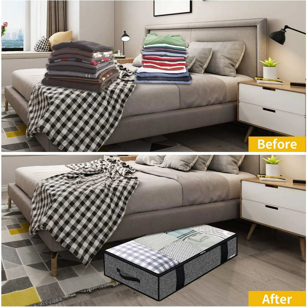 Breathable Zippered Storage Bag with Clear Window T112241