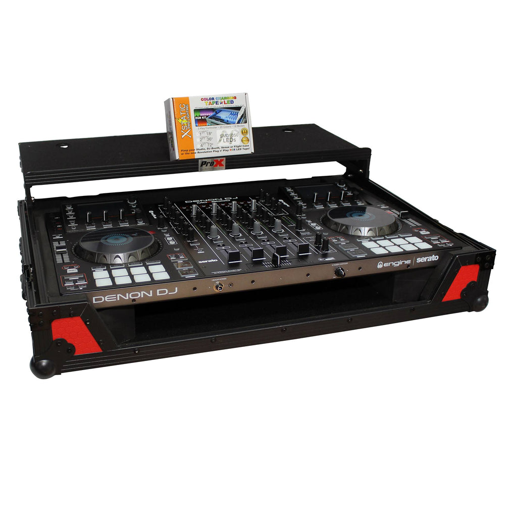 Red on Black Case with Shelf X88652