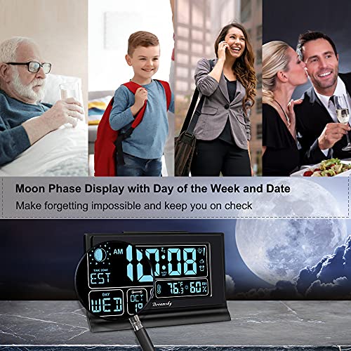 Auto Set Digital Alarm Clock with 5 Inch Large Display H4756