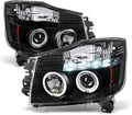 For 2004-2015 Nissan Titan LED Projector Headlights Set Left+Right G283110