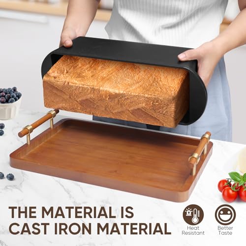 Cast Iron Nonstick Bread Pan with Lid 13x5 Inch C766
