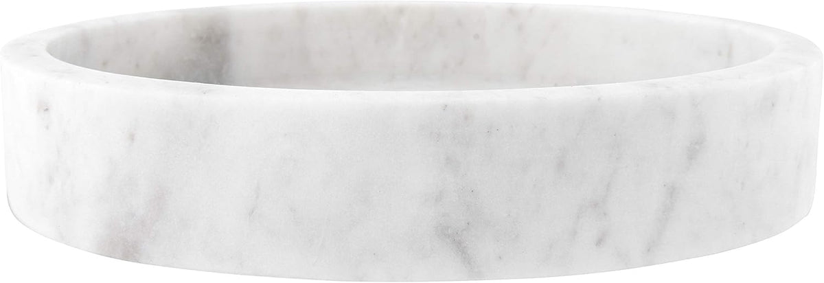 8 Round Carved Marble Tray S51738