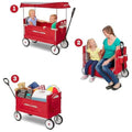 Red Folding Wagon with Canopy Q96648