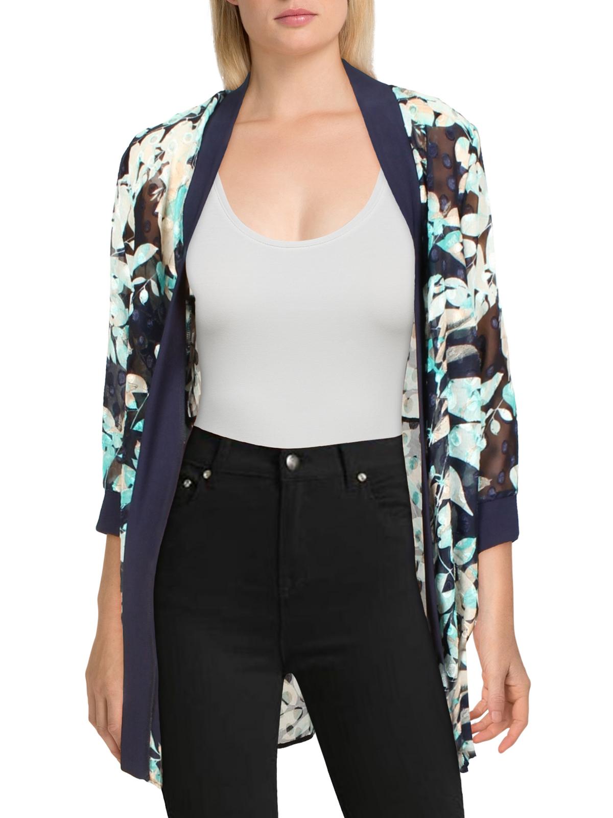 Petites Chiffon Floral Duster Blazer K665090