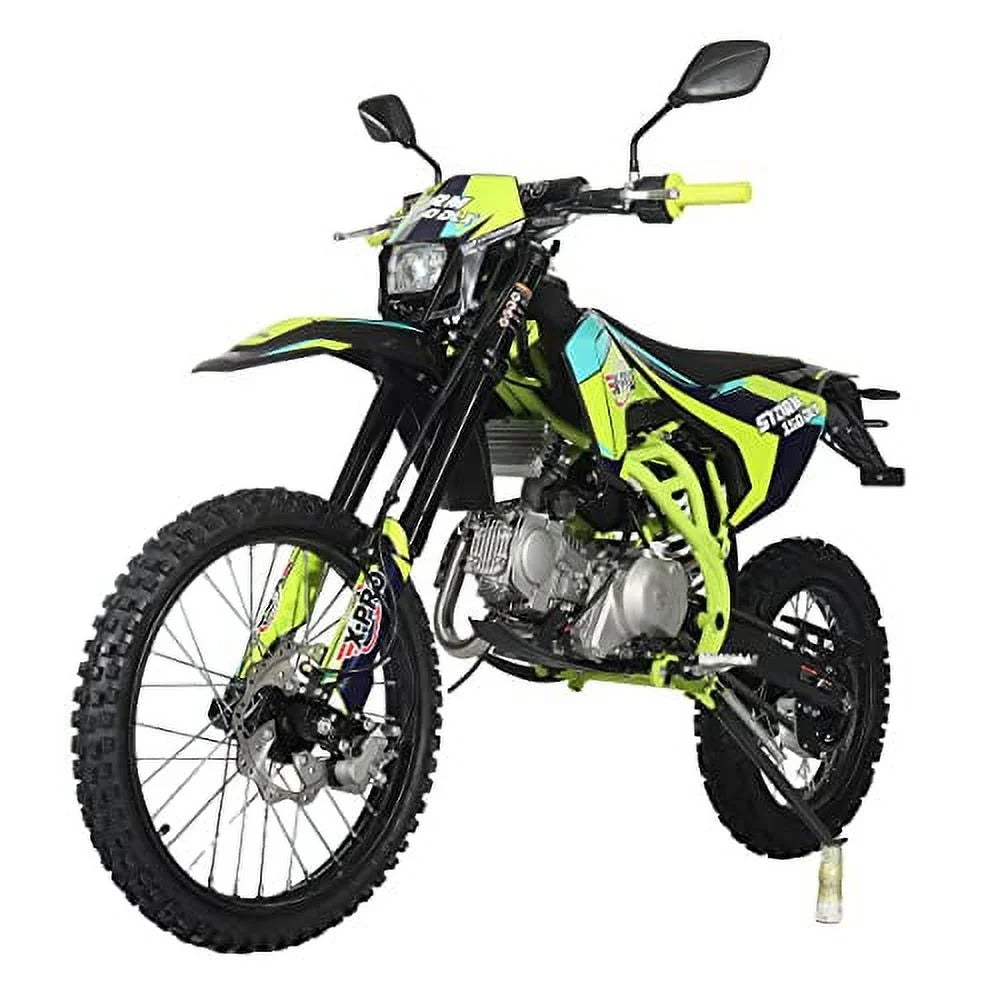 150cc Gas Pit Dirt Bike with 4-Speed Manual Transmission, 19"/16" Tires R168