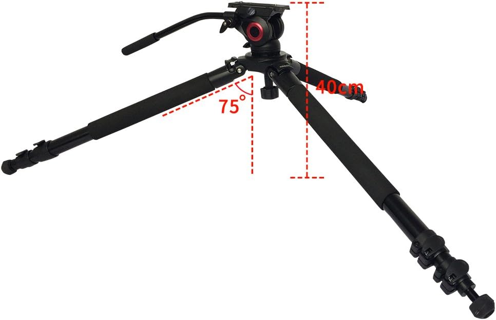 Aluminum Alloy Tripod Stand with Fluid Head V924546