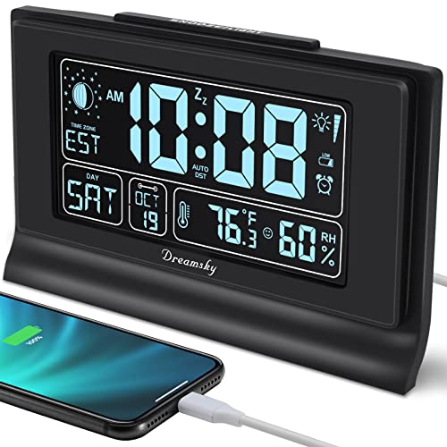 Auto Set Digital Alarm Clock with 5 Inch Large Display H4756
