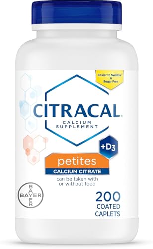 200 Caplets Calcium Citrate with Vitamin D3 (Pack of 3) H141514