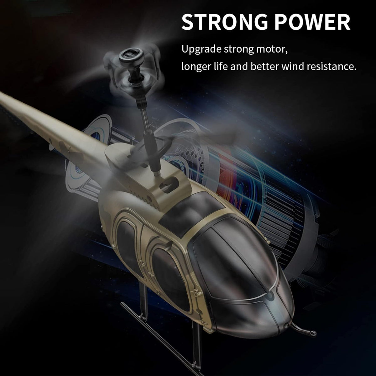 2.4GHz RC Helicopter with 3 Batteries A7546