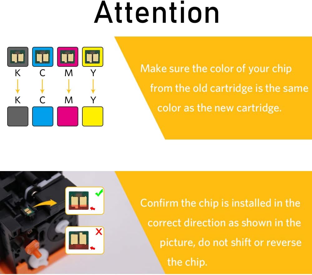 Compatible Toner Cartridge Replacement 4-Pack Black Cyan Yellow Magenta D787
