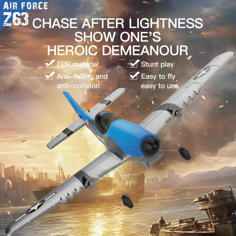 3 Channels RC Plane with 6-Axis Gyro T3000