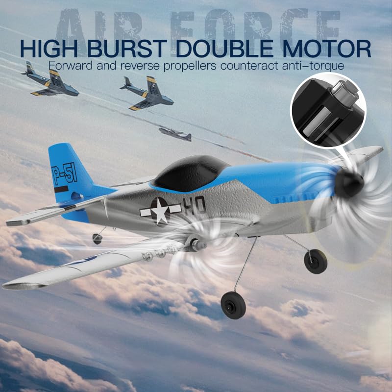 3 Channels RC Plane with 6-Axis Gyro T3000