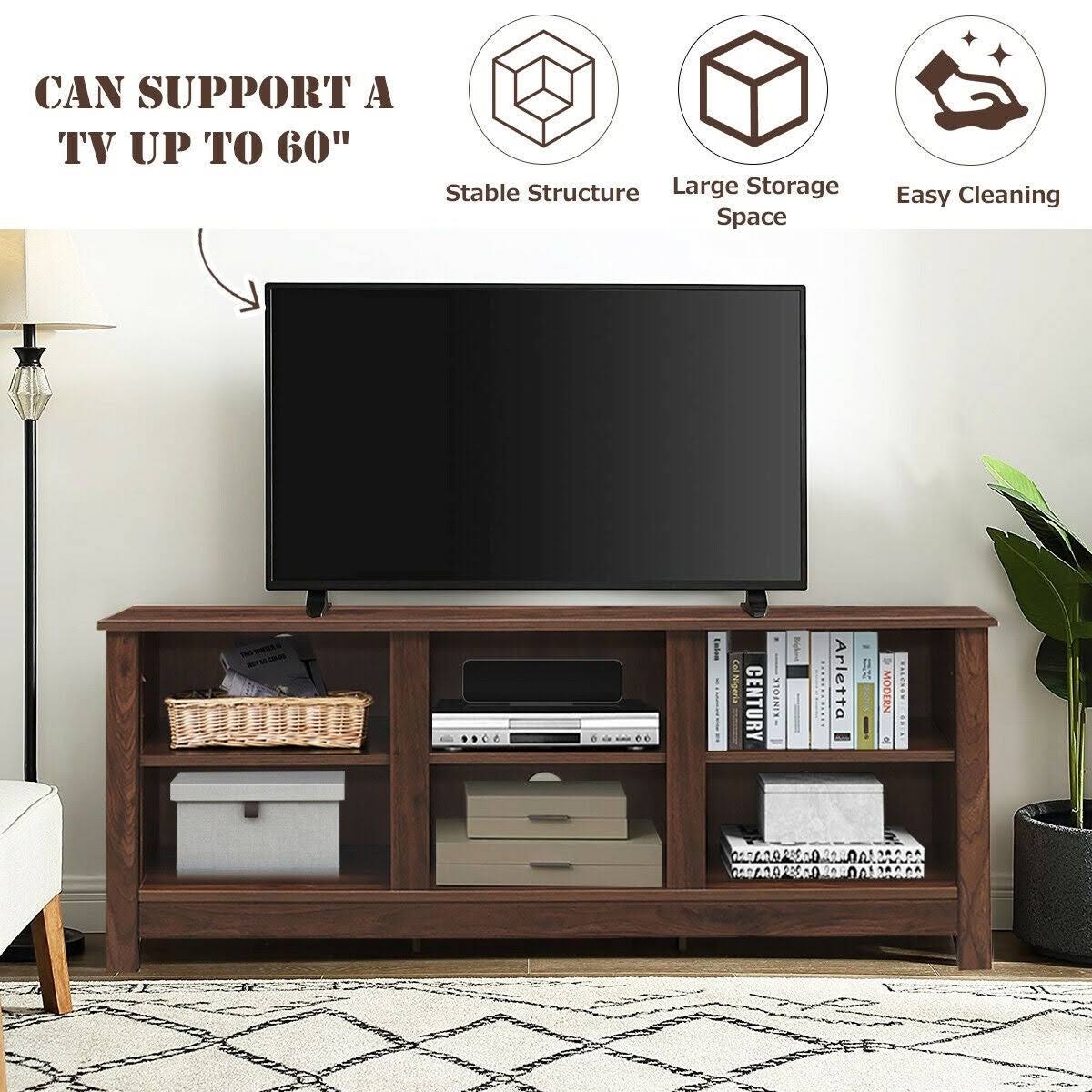 Brown TV Stand Cabinet U506