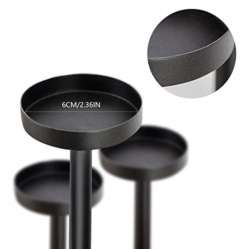Black Metal Floor Candelabra Holder for 9 Arm Candlesticks S8679