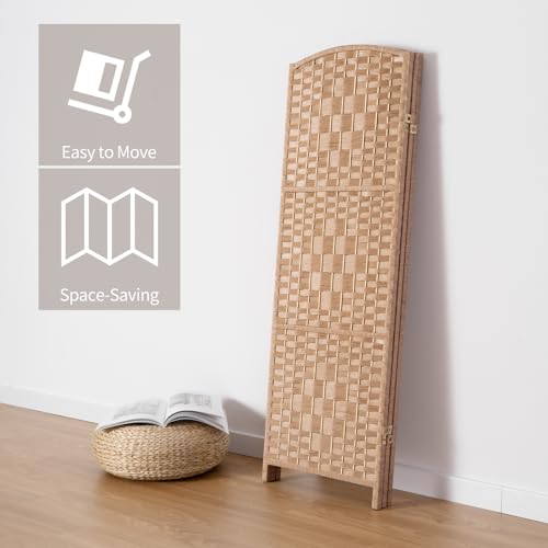 3 Panel Dark Mocha Folding Privacy Screen W113392