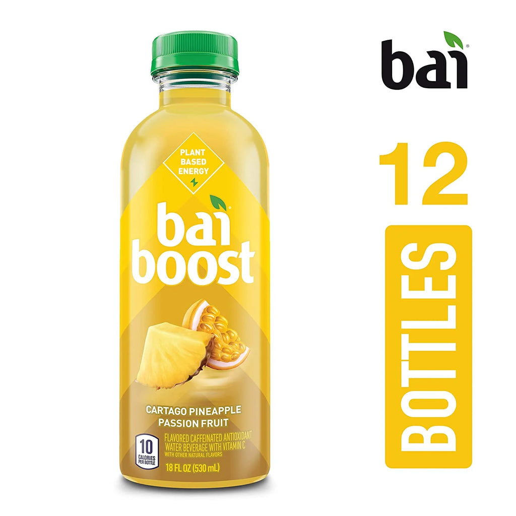 Pineapple Passionfruit Antioxidant Infused Beverage, 18 Fl Oz Bottle (Pack of 12) I4620