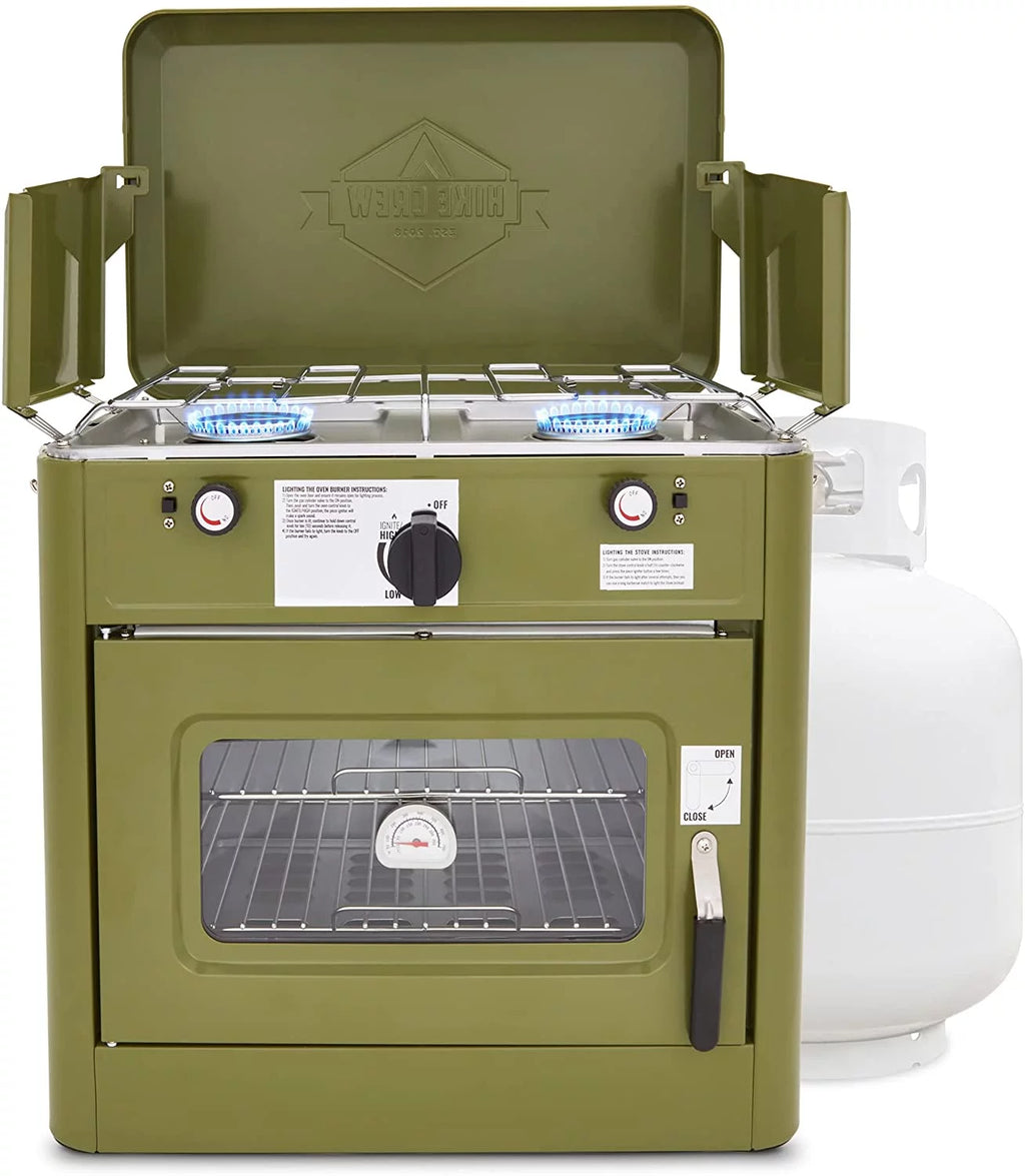 2 Burner Portable Propane Camping Stove with Carry Bag H60765
