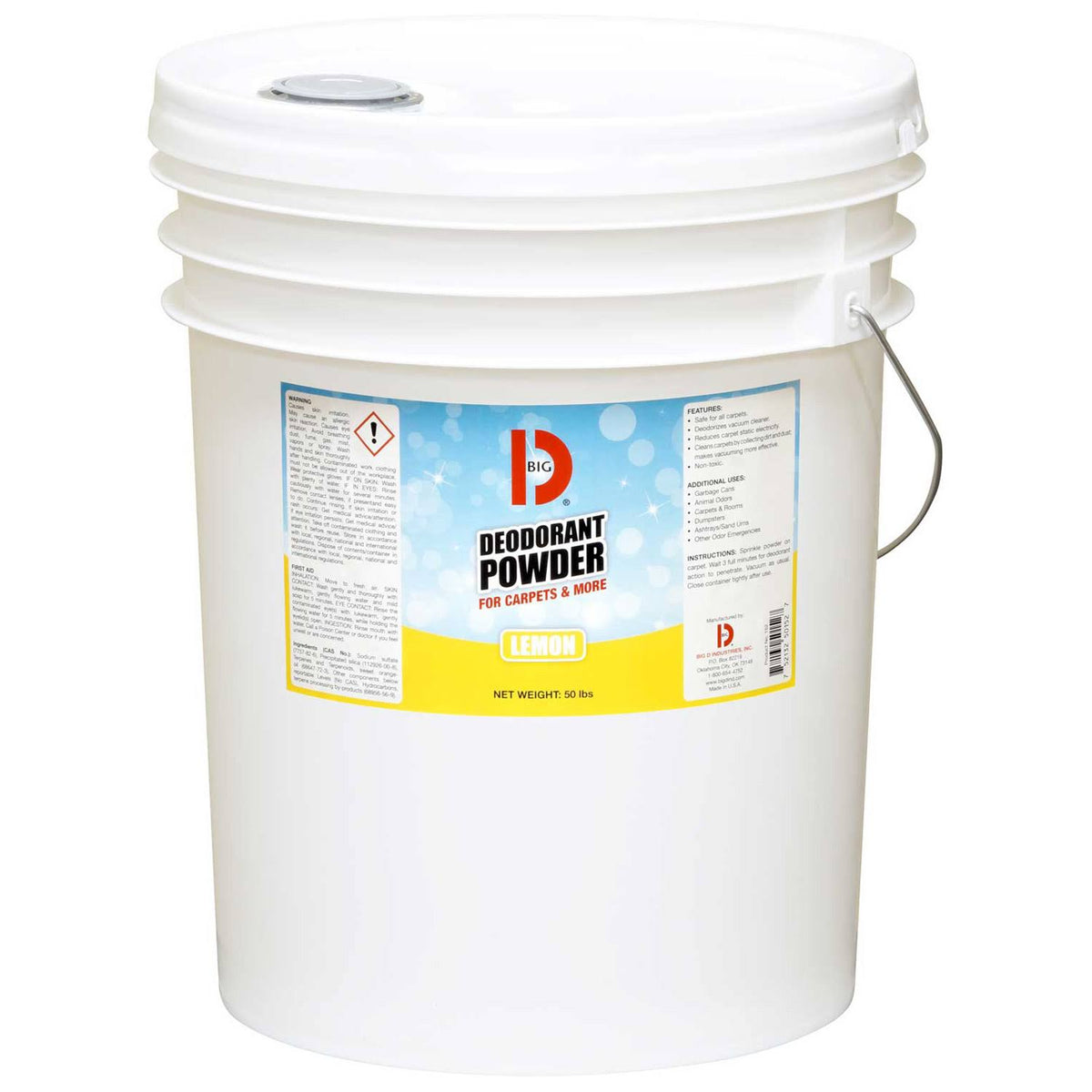 Carpet Deodorant Powder 50 lb. Container U205