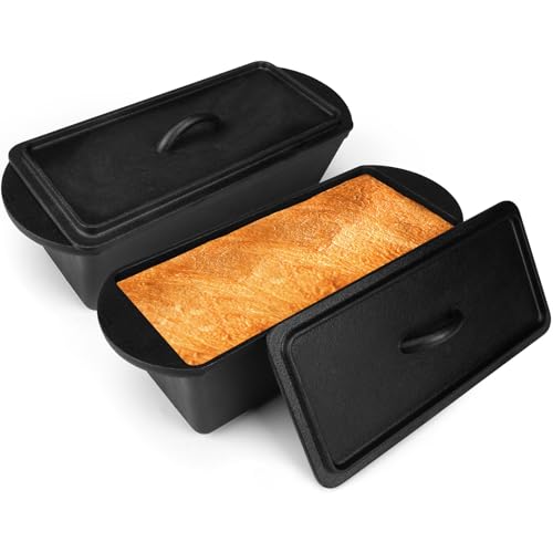 Cast Iron Nonstick Bread Pan with Lid 13x5 Inch C766