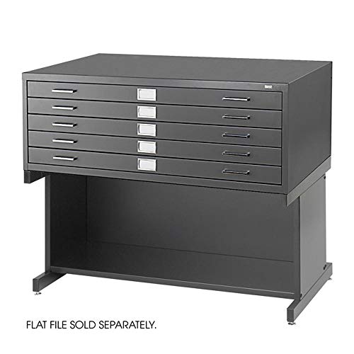 White 5-Drawer Flat File X8158