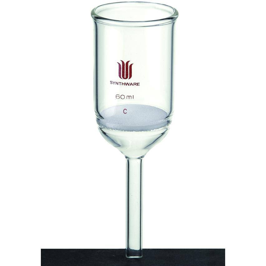 Buchner Funnel, Fritted Disc, Capacity: 1000mL, Disc OD: 120mm, Porosity: Medium J41383