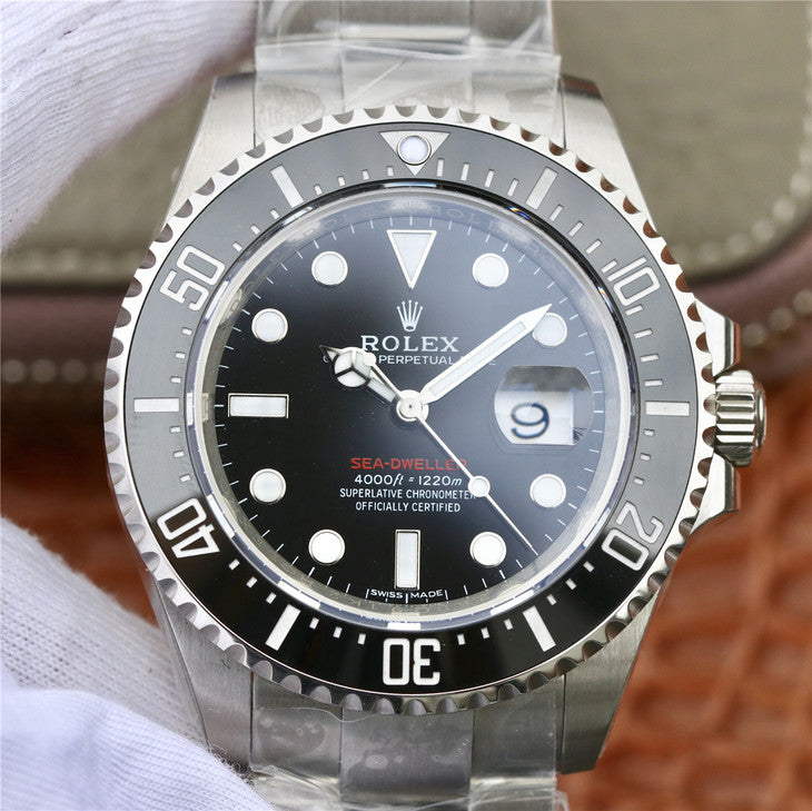 Silver Black Dial 43mm V54727