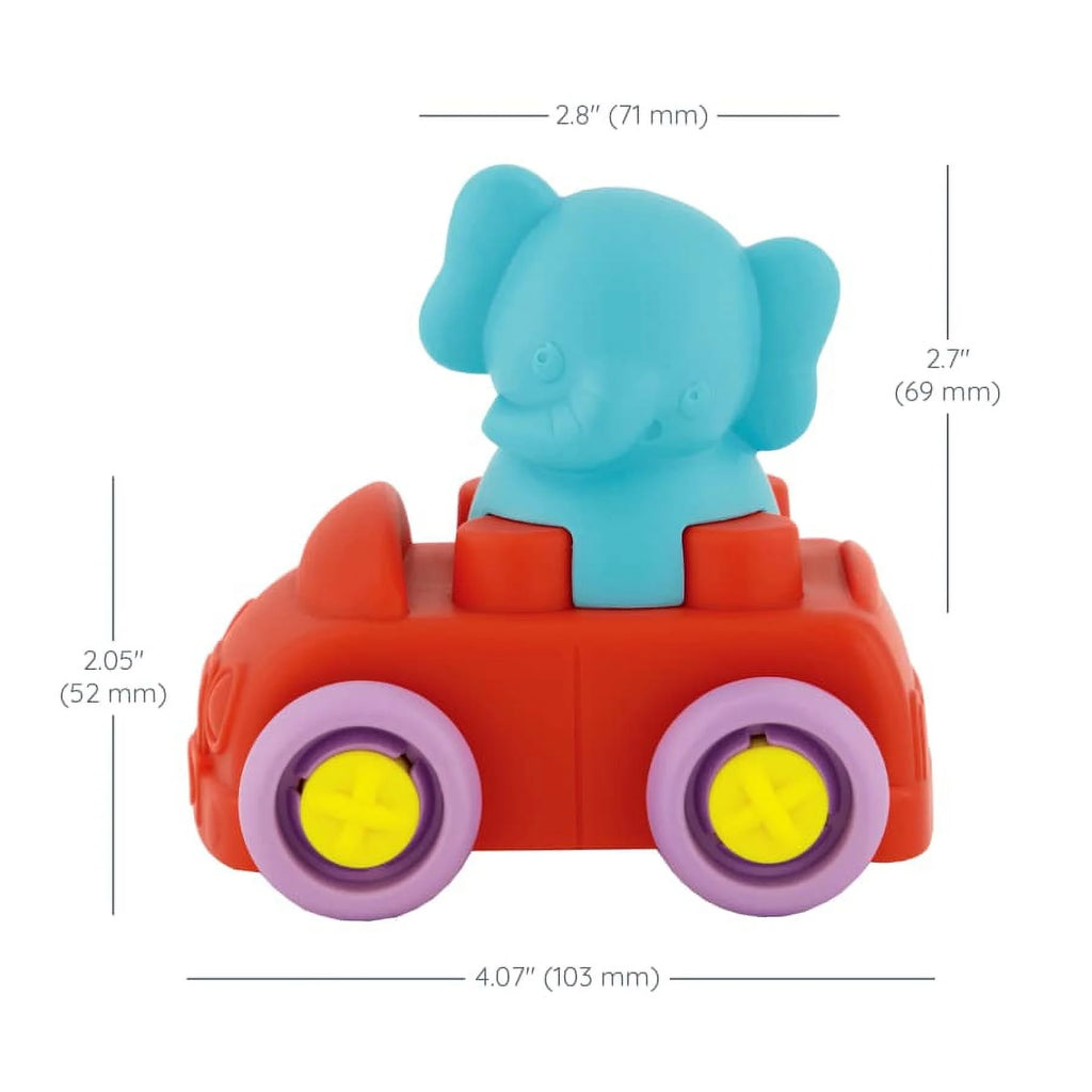 Stack & Go Explorer Car and Elephant, 0-48 Months, Multicolor, 2-Piece P717594