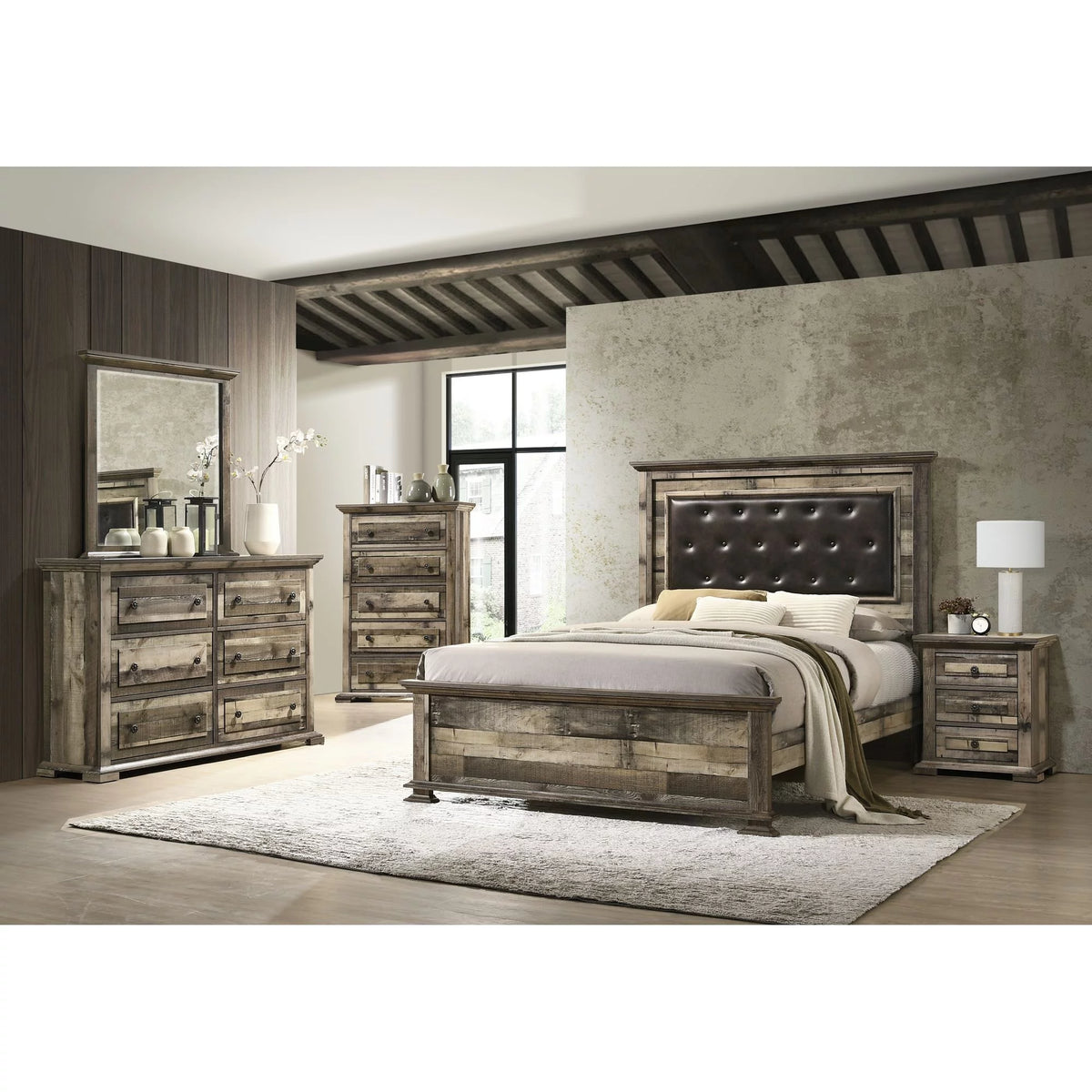 Full Panel 5PC Bedroom Set U700596