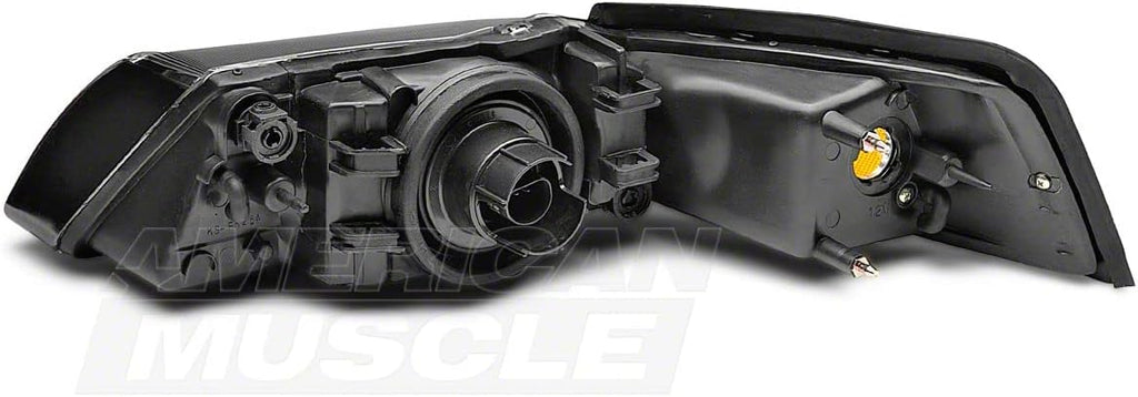 Chrome Housing Clear Lens Headlights V729