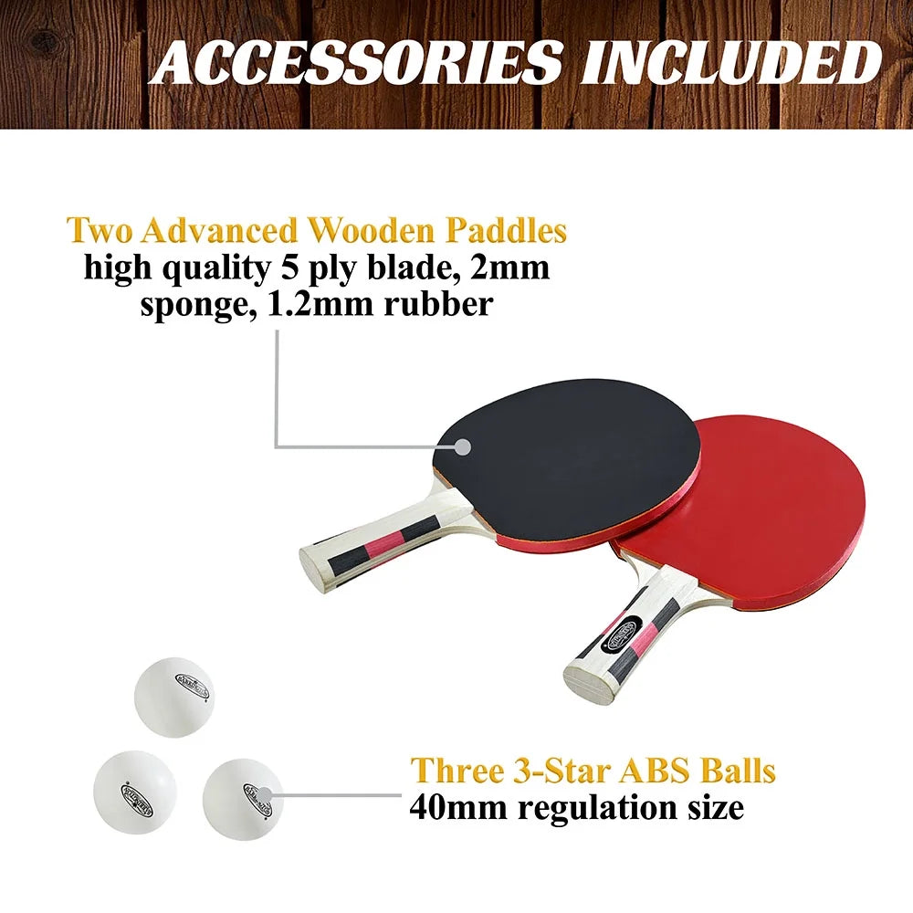 9-ft Table Tennis Table with Metal Net F4816