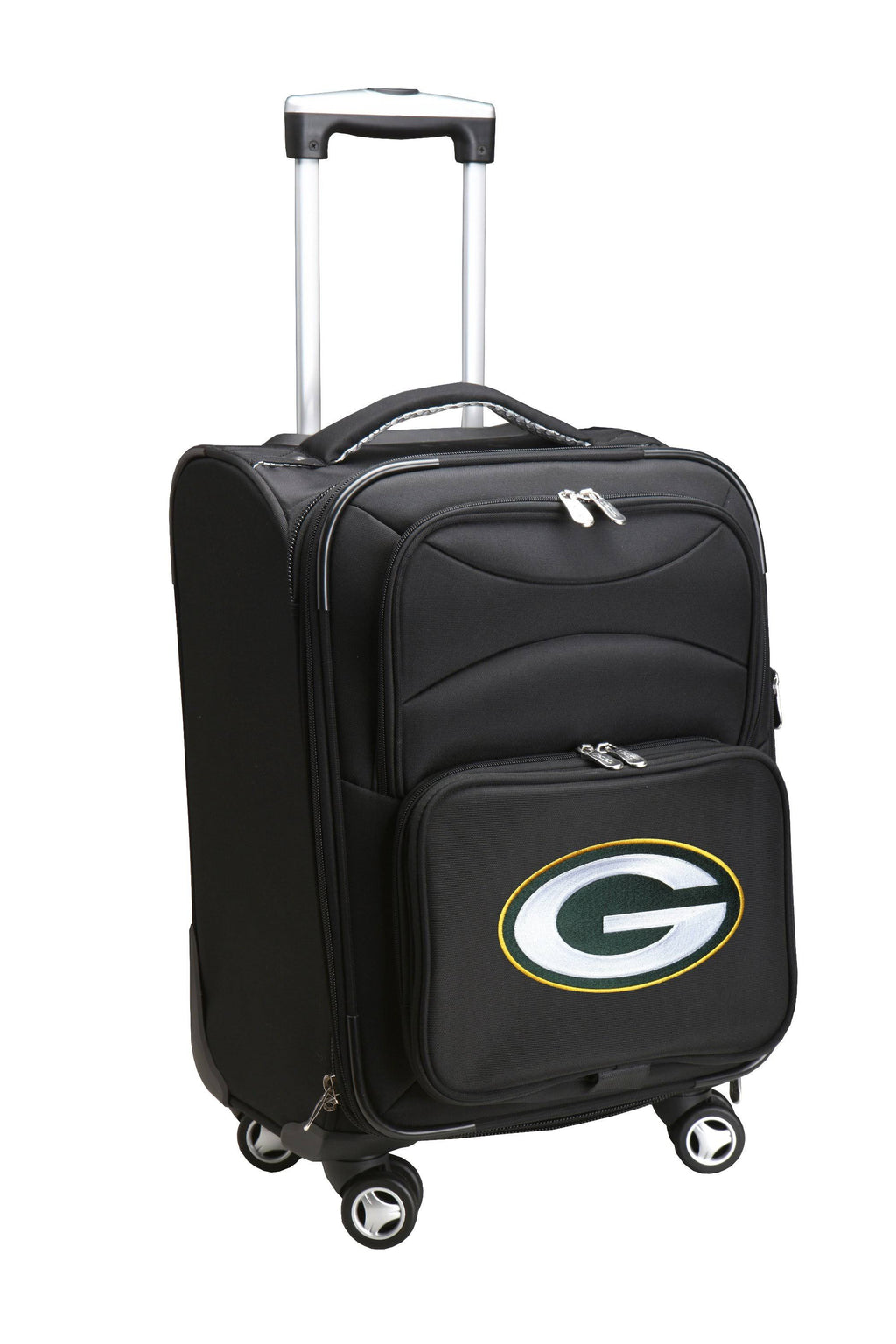 Black Green Bay Packers 21x22 Spinner Carry-On F138873