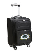 Black Green Bay Packers 21x22 Spinner Carry-On F138873