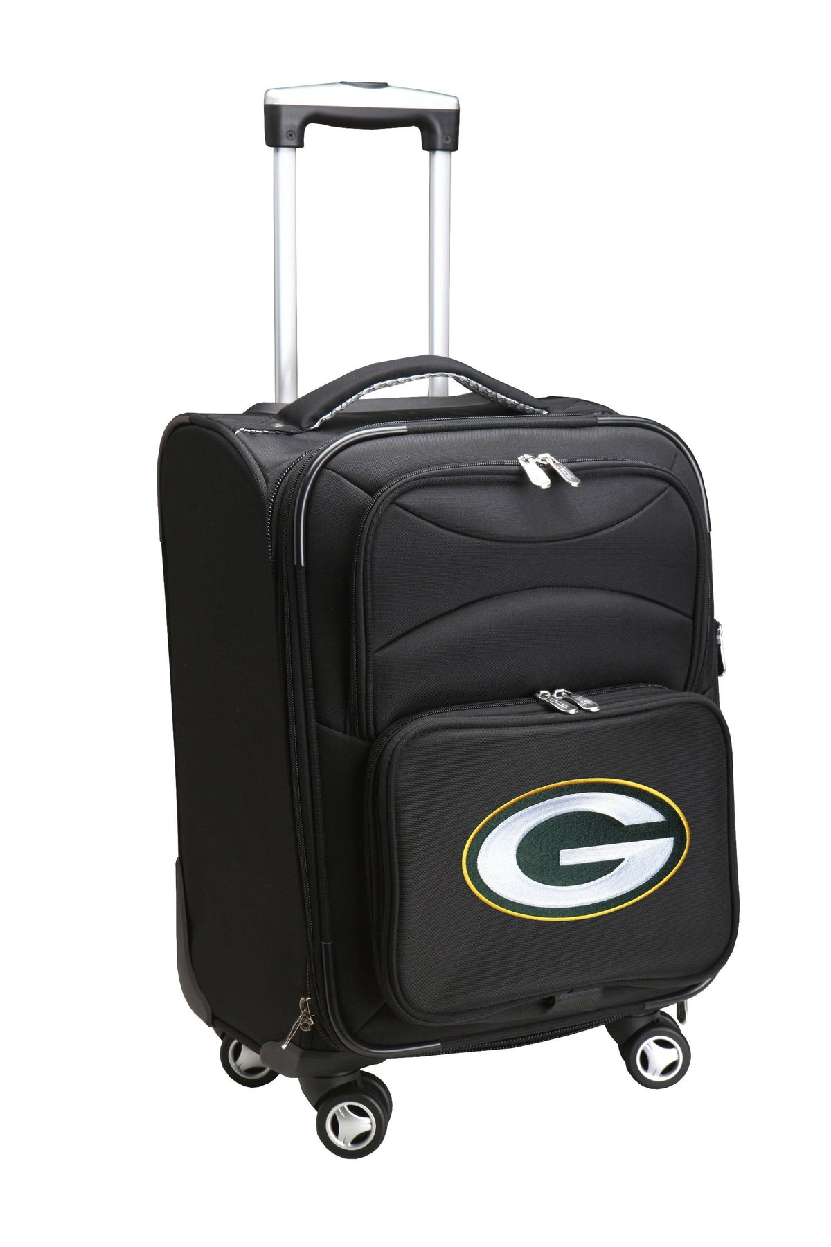 Black Green Bay Packers 21x22 Spinner Carry-On F138873
