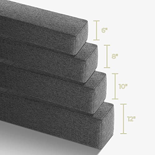 Bed Gap Filler Mattress Extender Headboard Pillow High-Density Foam with Removable Cover Z97174