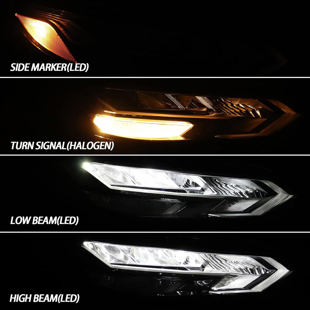 Passenger Side LED Headlight Assembly for 2020 2021 2022 Nissan Sentra SR K664210