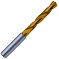 1/8x22 140° Solid Carbide Jobber Drill with Tin Finish, Spiral Flute, 66mm OAL Z3339