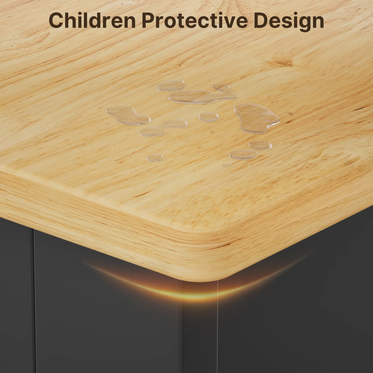 Black Kitchen Island Cart with Drawer and 3 Open Storage Shelves I7052