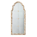 Antique Wooden Framed Wall Mirror I230197