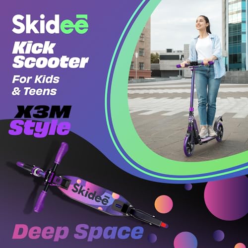 Adjustable Folding Adult Scooter with Large Wheels P911108