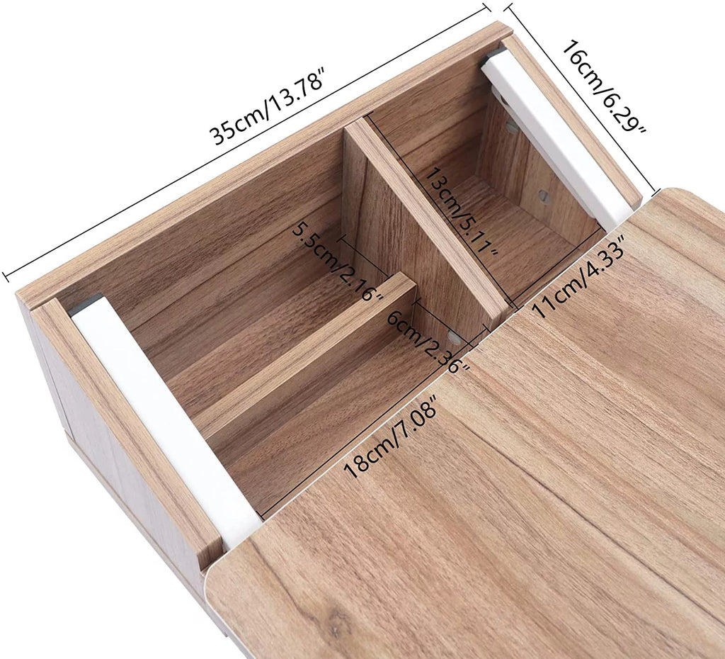 Adjustable Side End Table with Wheels Z5041
