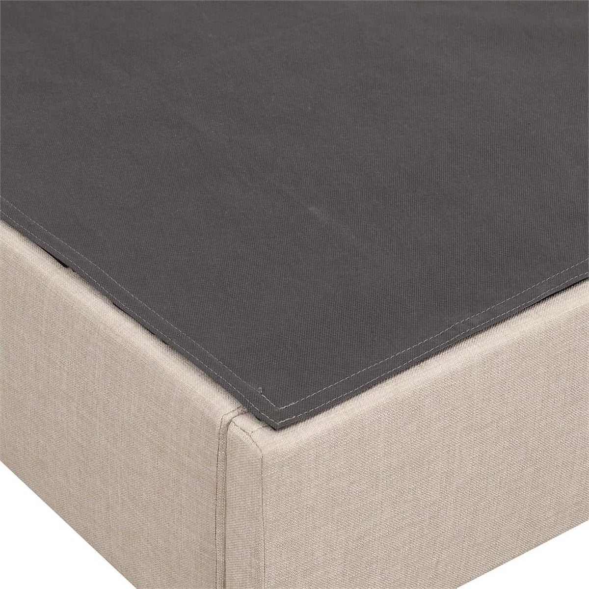 Natural Contemporary Full Platform Bed D4302