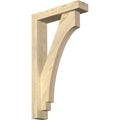 4x22W x 16x22D x 28x22H Douglas Fir Bracket with Offset Brace M293