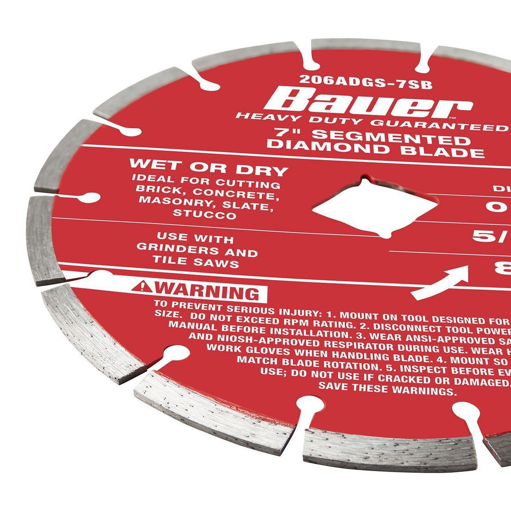 7 in. Segmented Diamond Blade Y22906
