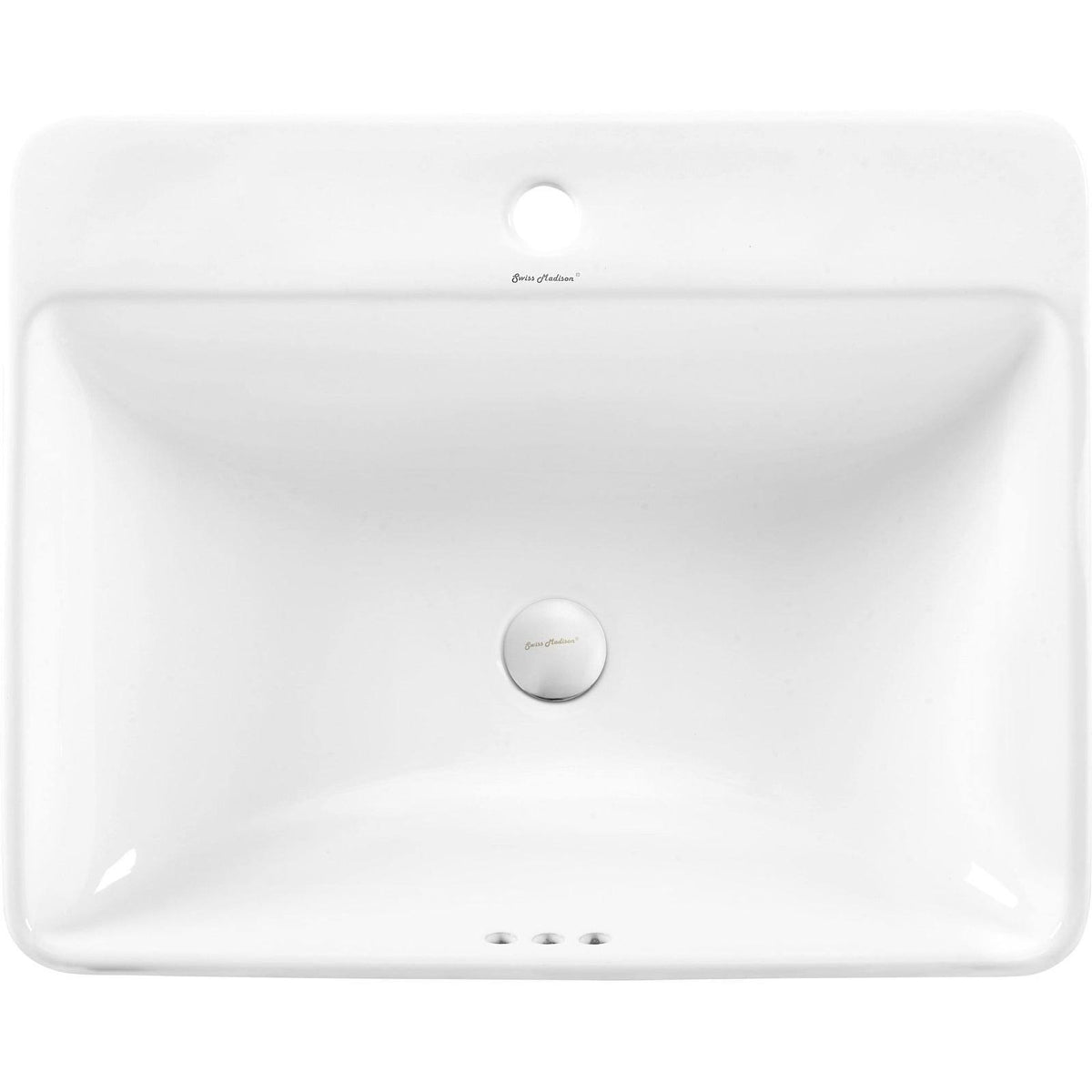Rectangular Vessel Sink (White) V92654