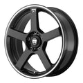16 inch 5x108/114.3 Black Machined Wheel Rim F612