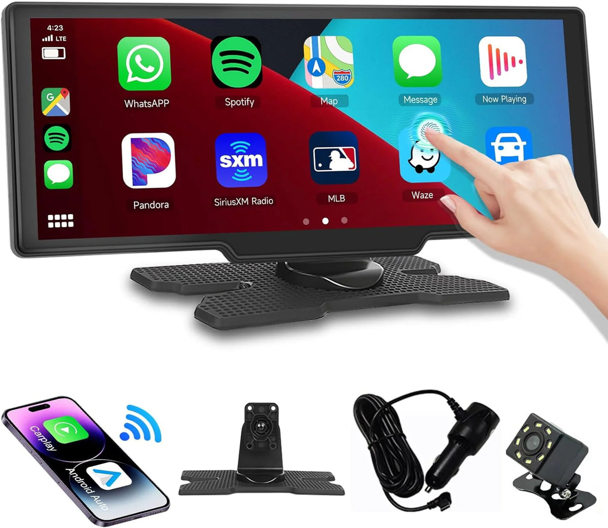 7 Inch Wireless Portable Car Touch Screen with Bluetooth B31736