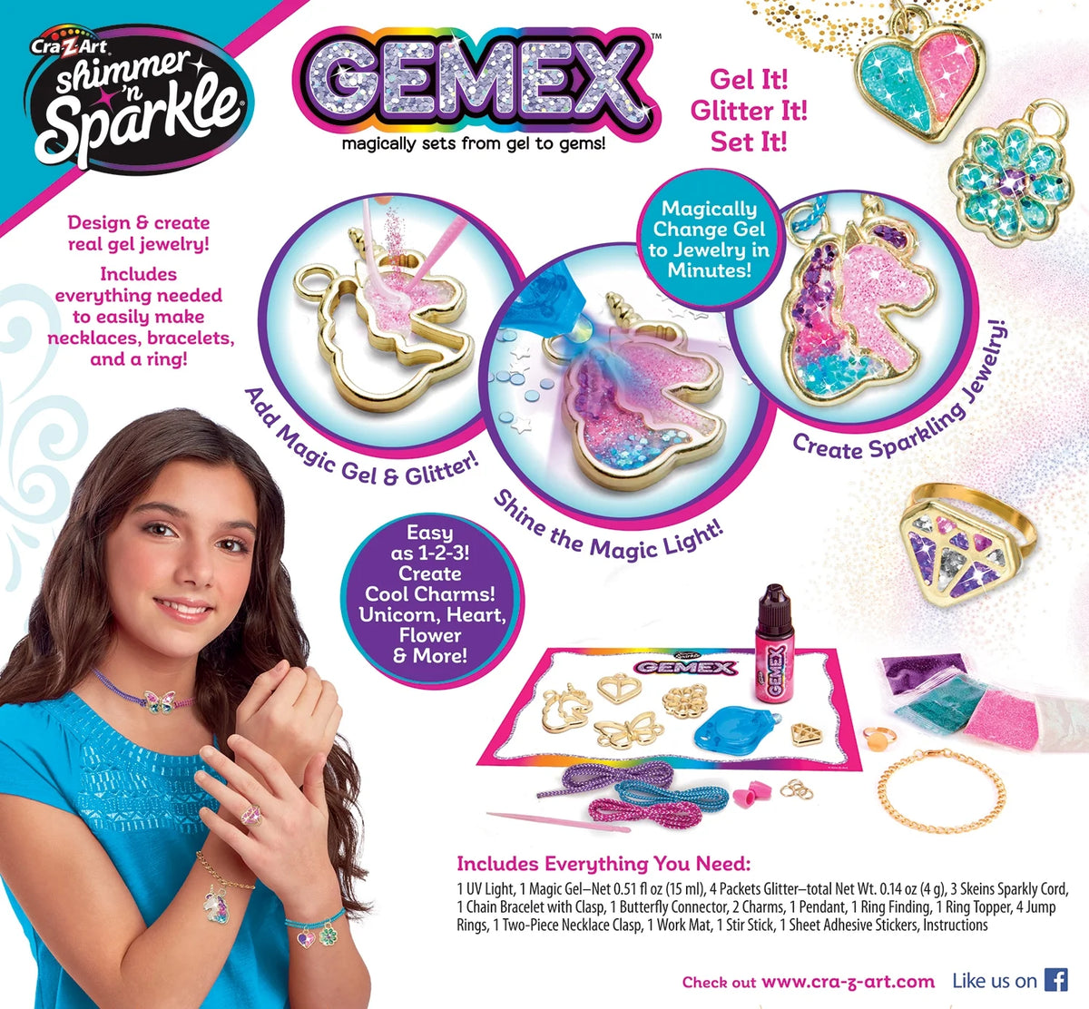 24 Piece Crystal Jewelry Kit W8596