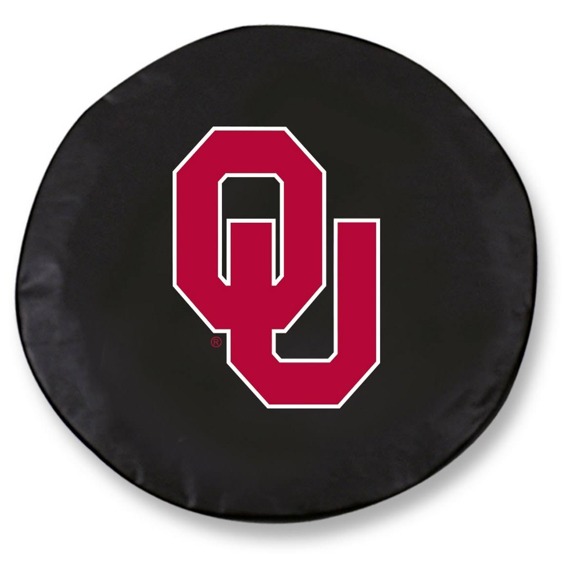 Black Vinyl Fitted Spare Car Tire Cover T17126