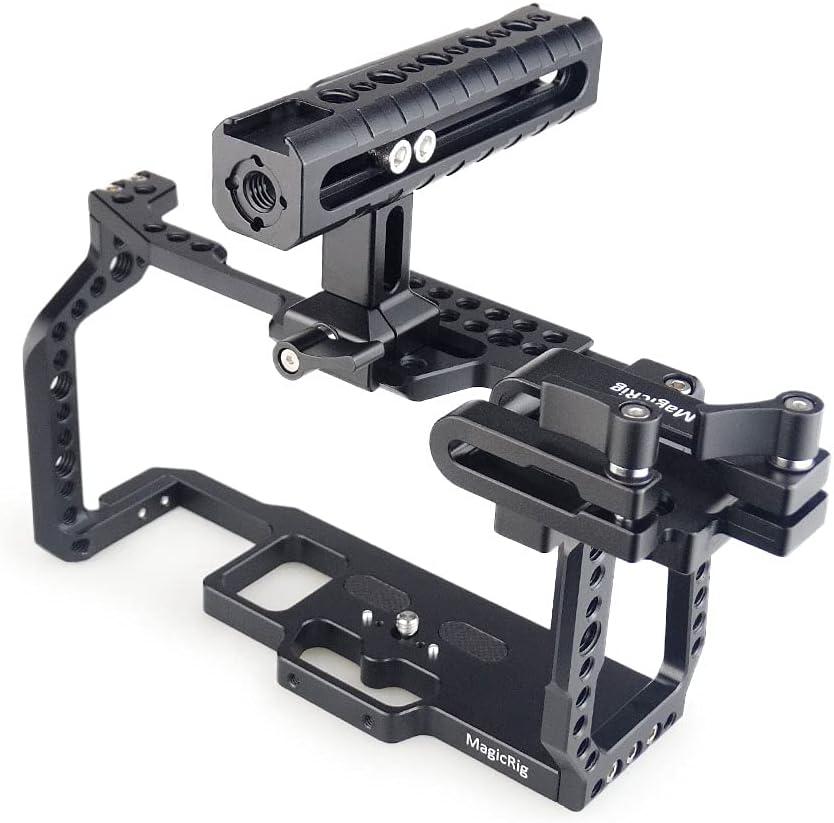 BMPCC 4K /6K Cage with NATO Handle + T5 SSD Card Mount Clamp H18835