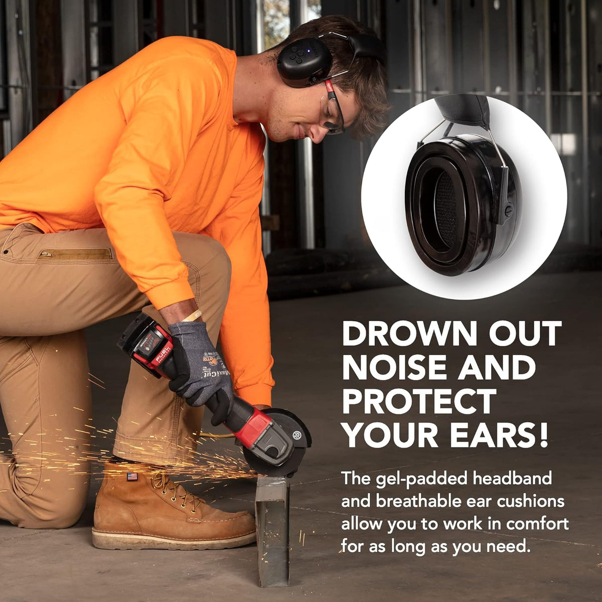 Noise Cancelling Safety Ear Muffs N754
